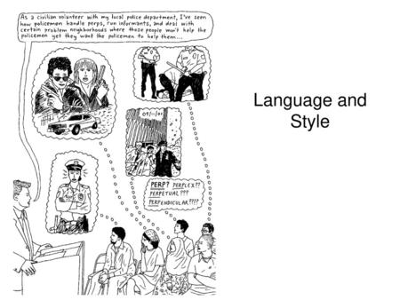 Language and Style.