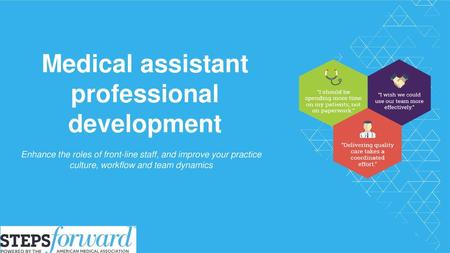 Medical assistant professional development