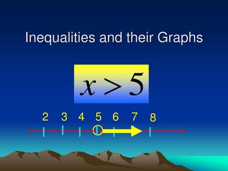 Inequalities and their Graphs