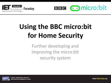 Using the BBC micro:bit for Home Security