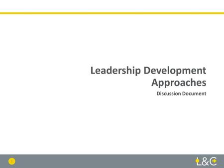 Leadership Development Approaches