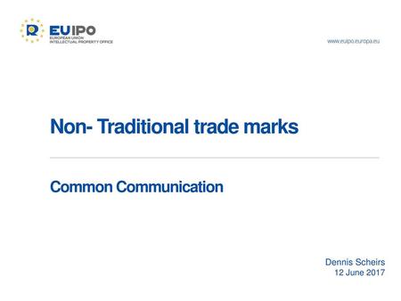 Non- Traditional trade marks