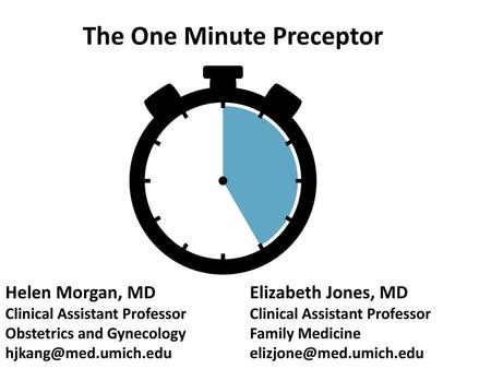 The One Minute Preceptor