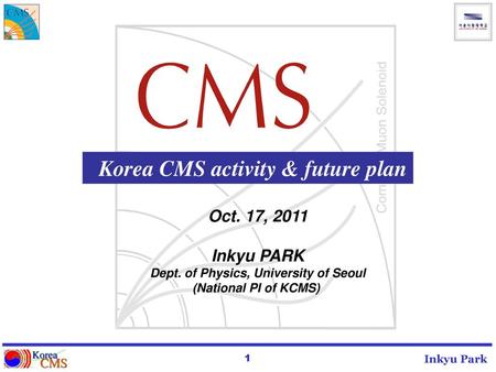 Korea CMS activity & future plan