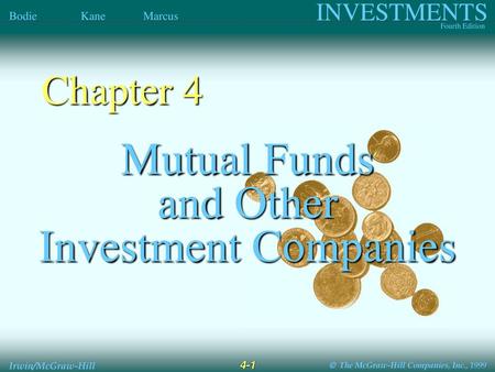 Mutual Funds and Other Investment Companies