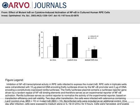 Invest. Ophthalmol. Vis. Sci ;44(3): doi: /iovs Figure Legend: