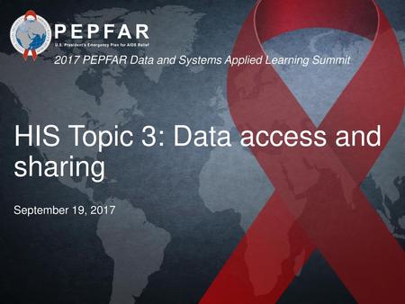 HIS Topic 3: Data access and sharing