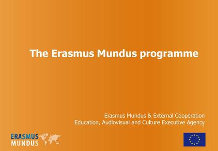 The Erasmus Mundus programme