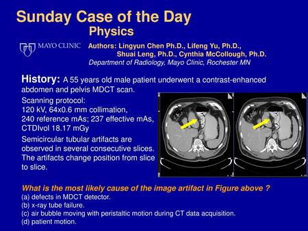 Sunday Case of the Day Physics