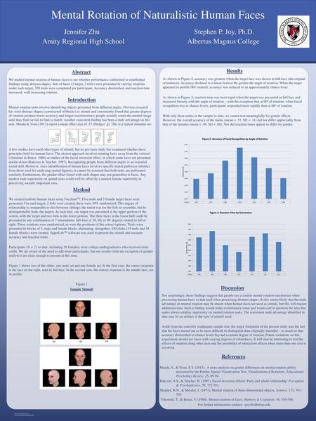 Mental Rotation of Naturalistic Human Faces