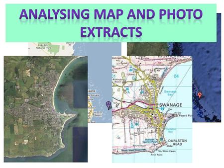 Analysing Map and Photo Extracts