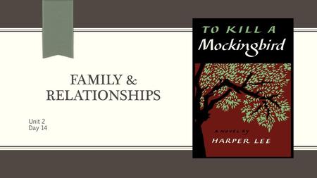 Family & Relationships