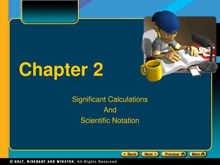 Significant Calculations And Scientific Notation