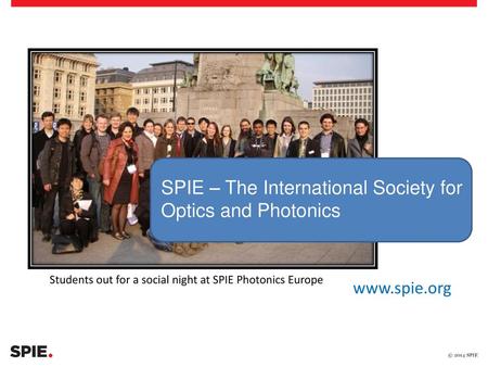 SPIE – The International Society for Optics and Photonics