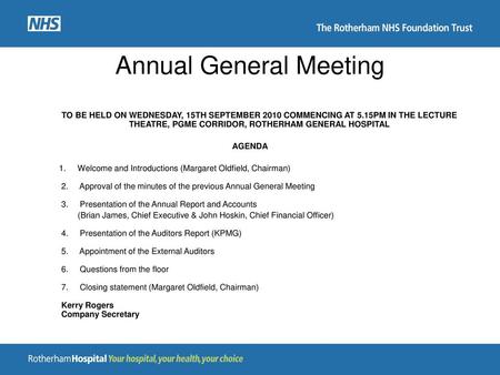 Annual General Meeting