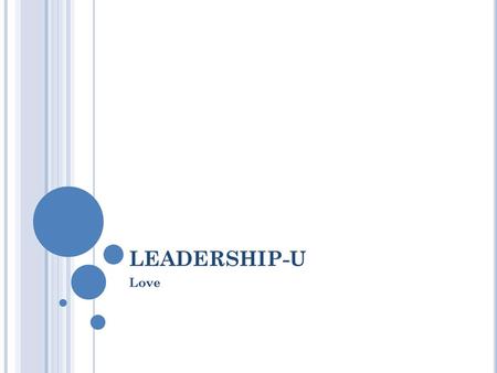 LEADERSHIP-U Love.