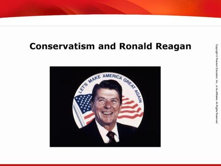 Conservatism and Ronald Reagan