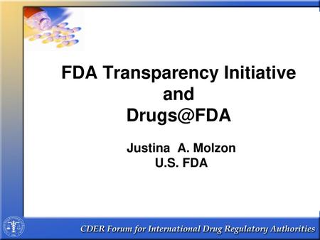 FDA Transparency Initiative and