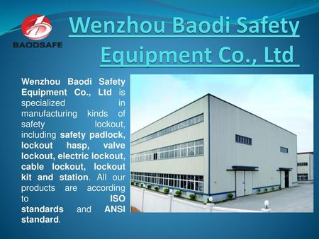 Wenzhou Baodi Safety Equipment Co., Ltd