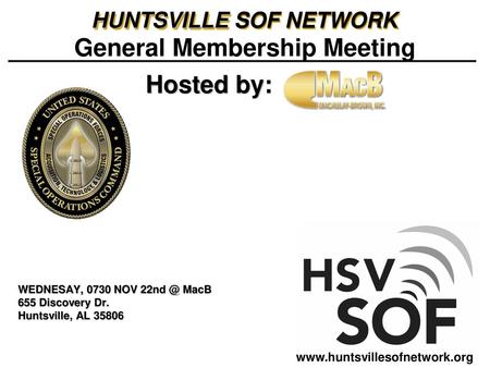 HUNTSVILLE SOF NETWORK