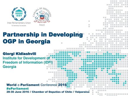 Partnership in Developing OGP in Georgia