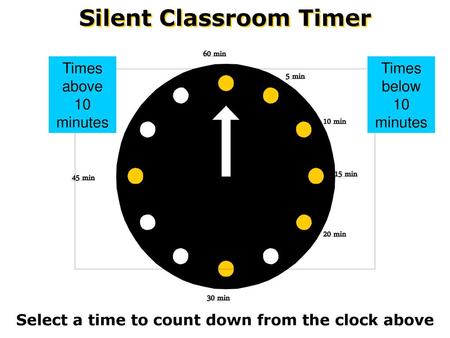 Silent Classroom Timer