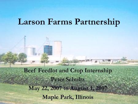 Larson Farms Partnership