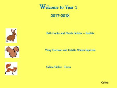 Welcome to Year Beth Cooke and Nicola Perkins – Rabbits