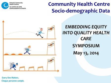 Community Health Centre Socio-demographic Data