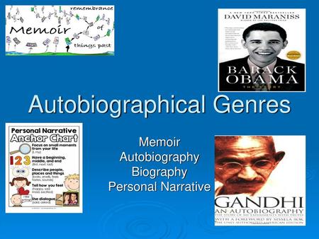 Autobiographical Genres