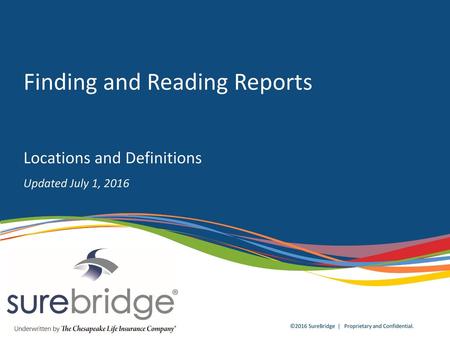 Finding and Reading Reports