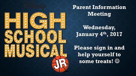 Parent Information Meeting