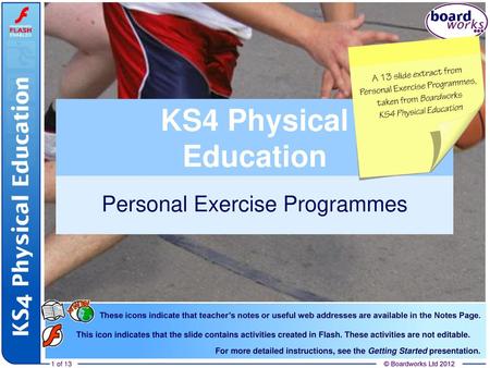 Personal Exercise Programmes