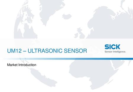 Datum UM12 – Ultrasonic Sensor Market Introduciton Name.