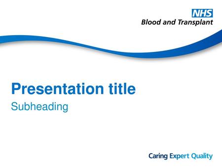 Presentation title Subheading.