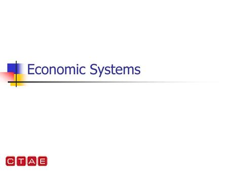 Economic Systems.