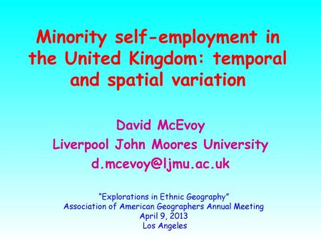 David McEvoy Liverpool John Moores University