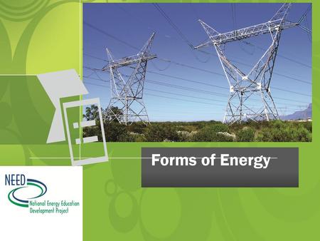 Forms of Energy.