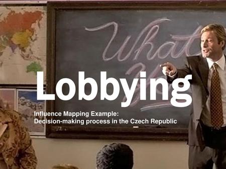 Lobbying Influence Mapping Example: