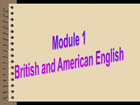 British and American English