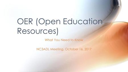 OER (Open Education Resources)