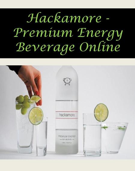 Hackamore - Premium Energy Beverage Online