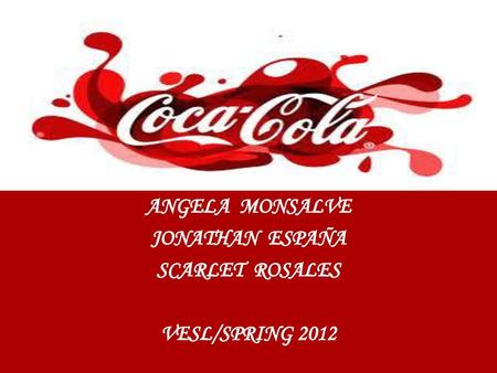 ANGELA MONSALVE JONATHAN ESPAÑA SCARLET ROSALES VESL/SPRING 2012