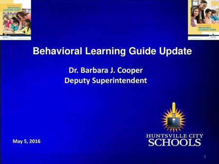 Behavioral Learning Guide Update