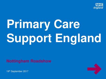 Primary Care Support England