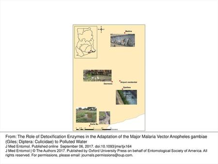 Fig. 1. Map of sample collection sites.