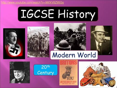 IGCSE History Modern World 20th Century