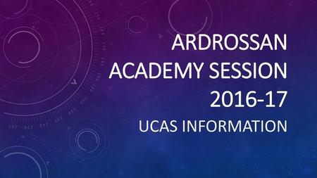 Ardrossan academy session