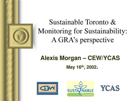 Alexis Morgan – CEW/YCAS May 16th, 2002.