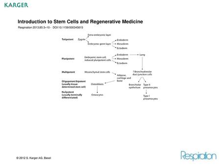 Introduction to Stem Cells and Regenerative Medicine